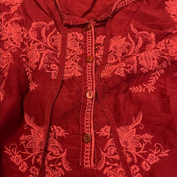 Johnny Was Embroidered Tunic - L\XL - Picture 5 of 10